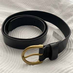 Madewell Leather Belt, black